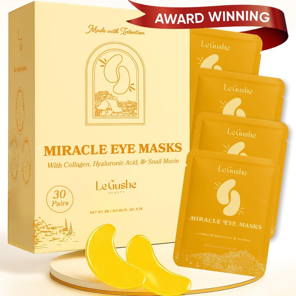 LE GUSHE front packaging showing 30 pairs and gold design for quick refresh