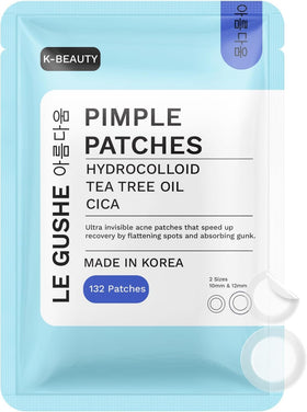 LE GUSHE front packaging showing 132 dots and brand benefits