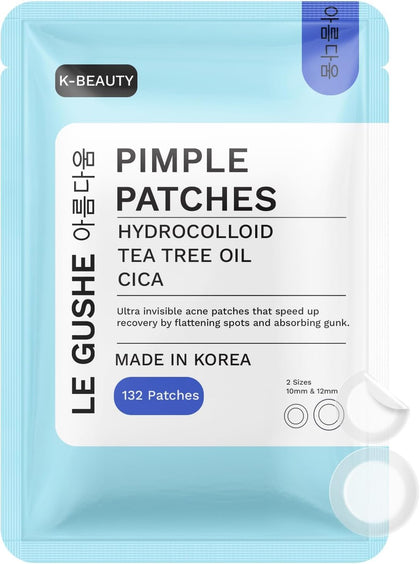 LE GUSHE front packaging showing 132 dots and brand benefits