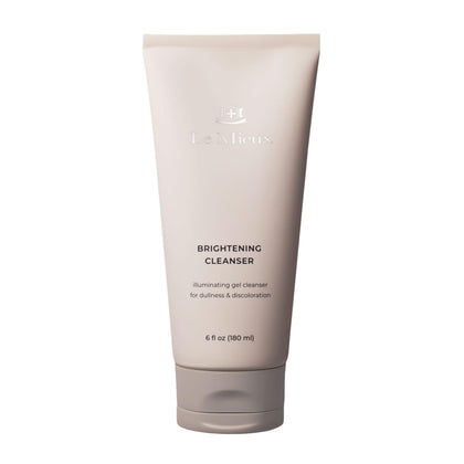Le Mieux front packaging showing cleanser bottle and benefits