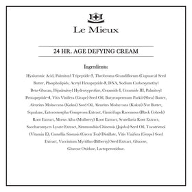 Le Mieux jar beside ruler showing 52 ml size and travel-friendly