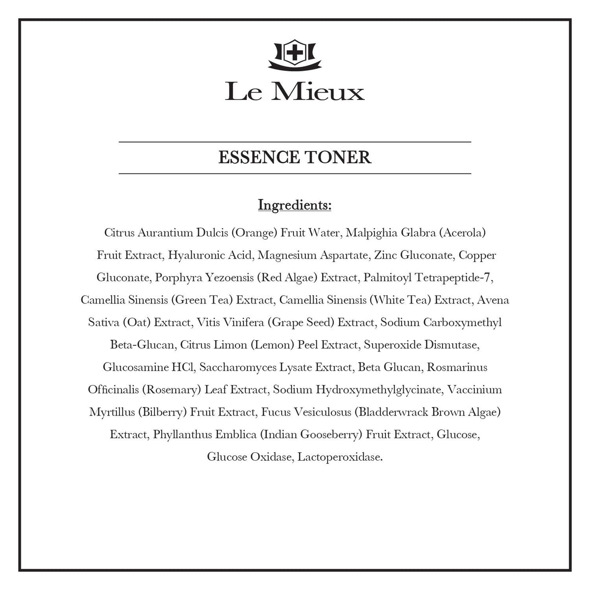 Le Mieux mist texture closeup highlighting fine spray and quick-absorbing hydration