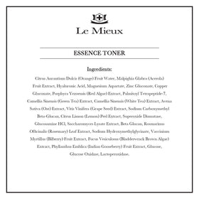 Le Mieux mist texture closeup highlighting fine spray and quick-absorbing hydration
