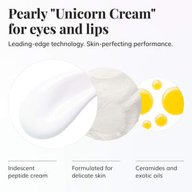 Le Mieux close-up of creamy texture highlighting smooth peptide-rich finish