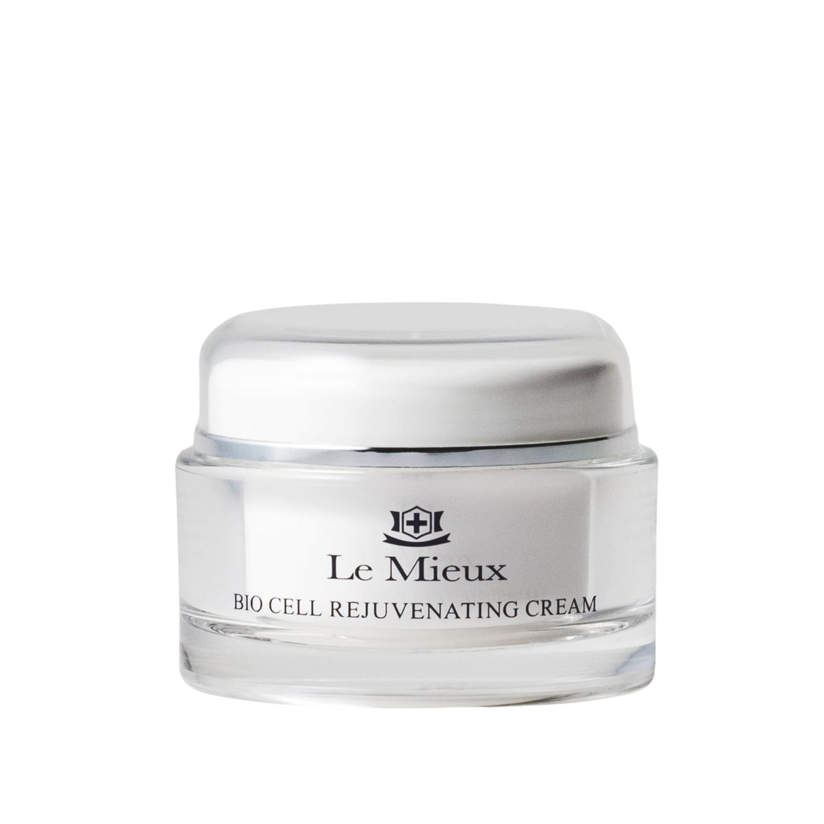 Le Mieux front jar showing elegant packaging and clear product name, conveys premium hydration
