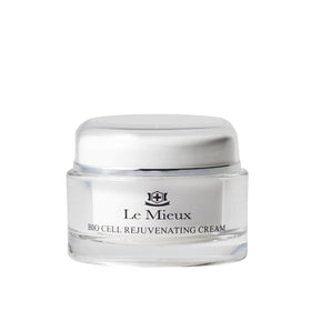 Le Mieux front jar showing elegant packaging and clear product name, conveys premium hydration