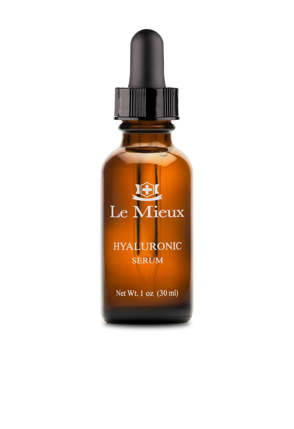 Le Mieux front packaging showing bottle and label for clear product ID and benefit