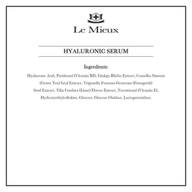 Le Mieux bottle in hand for scale and travel-friendly size benefit