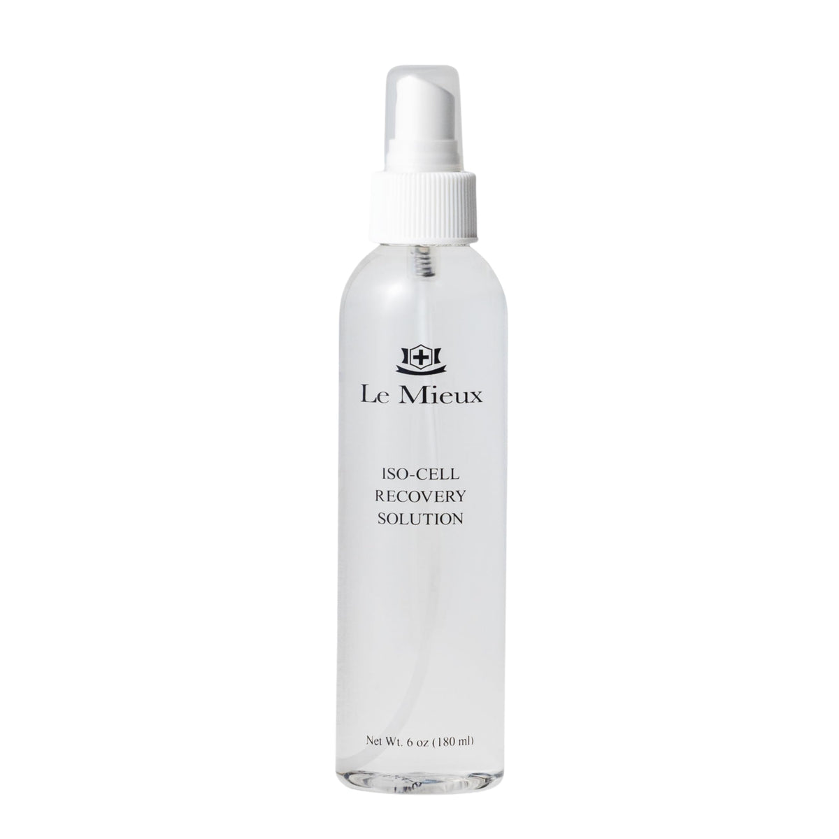 Le Mieux IsoCell front bottle showing clean packaging and soothing benefit