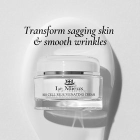 Le Mieux packaging label detail displaying ingredient highlights and peptide blend for confidence
