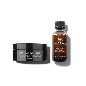 Le Mieux jar front view showing product label and easy application benefits