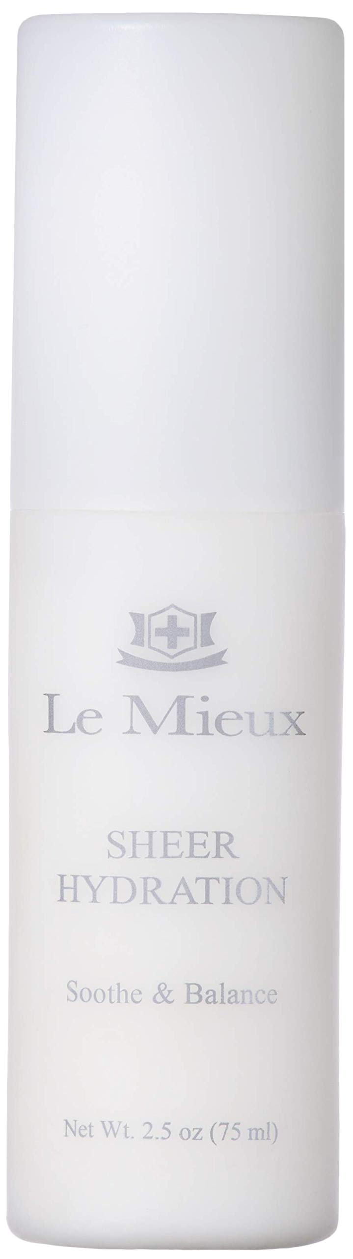 Le Mieux jar front view showing label and lightweight design for daily hydration