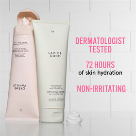 Le Monde Gourmand application on wrist demonstrating easy absorption and scent