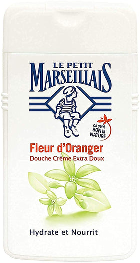 Le Petit Marseillais front bottle view showing scent and benefits