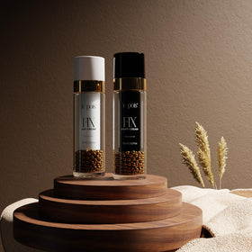 Le Pois FIX night cream applied to hand showing smooth hydration and immediate comfort
