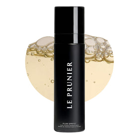 Le Prunier front bottle showing label and elegant mist packaging for instant hydration