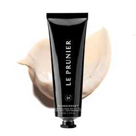 Le Prunier front packaging showing product and SPF benefit