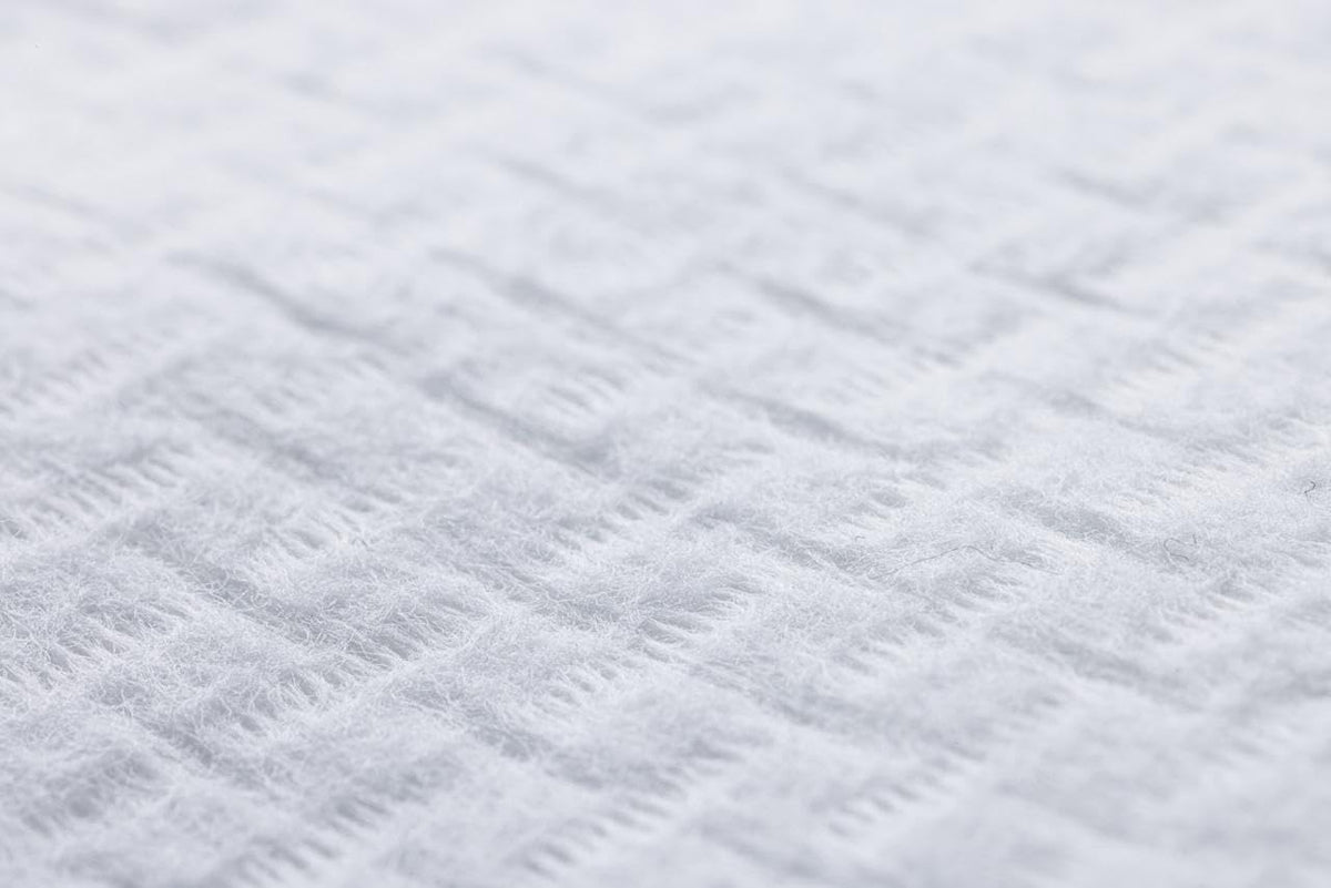 Le Visage towel removing makeup illustrating gentle, effective cleansing