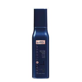 LEAF & FLOWER 7 Minute Blowout applied to damp hair during blow-dry for faster styling
