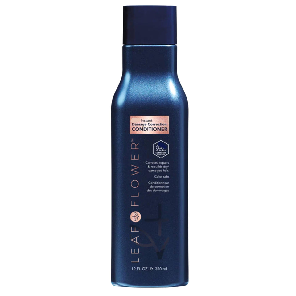 Leaf & Flower front packaging showing 12 oz bottle and benefits