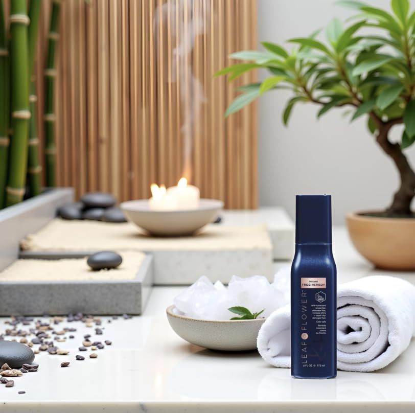 Leaf & Flower close-up oil drops showing lightweight texture for fast absorption benefit