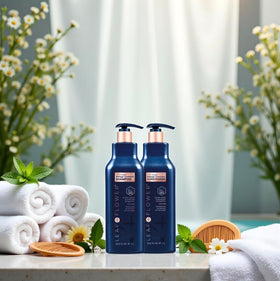 Leaf & Flower shampoo texture close-up demonstrating gentle lather and cleansing benefit