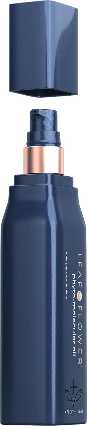 Leaf & Flower oil texture close-up drop demonstrating lightweight absorption and clarity