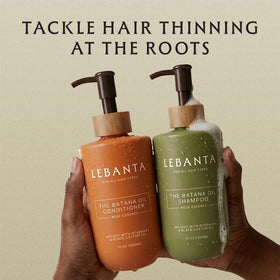 Lebanta conditioner front packaging highlighting hydration and detangling benefits