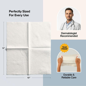 lebogner towel beside hand for 10x12 size scale and coverage