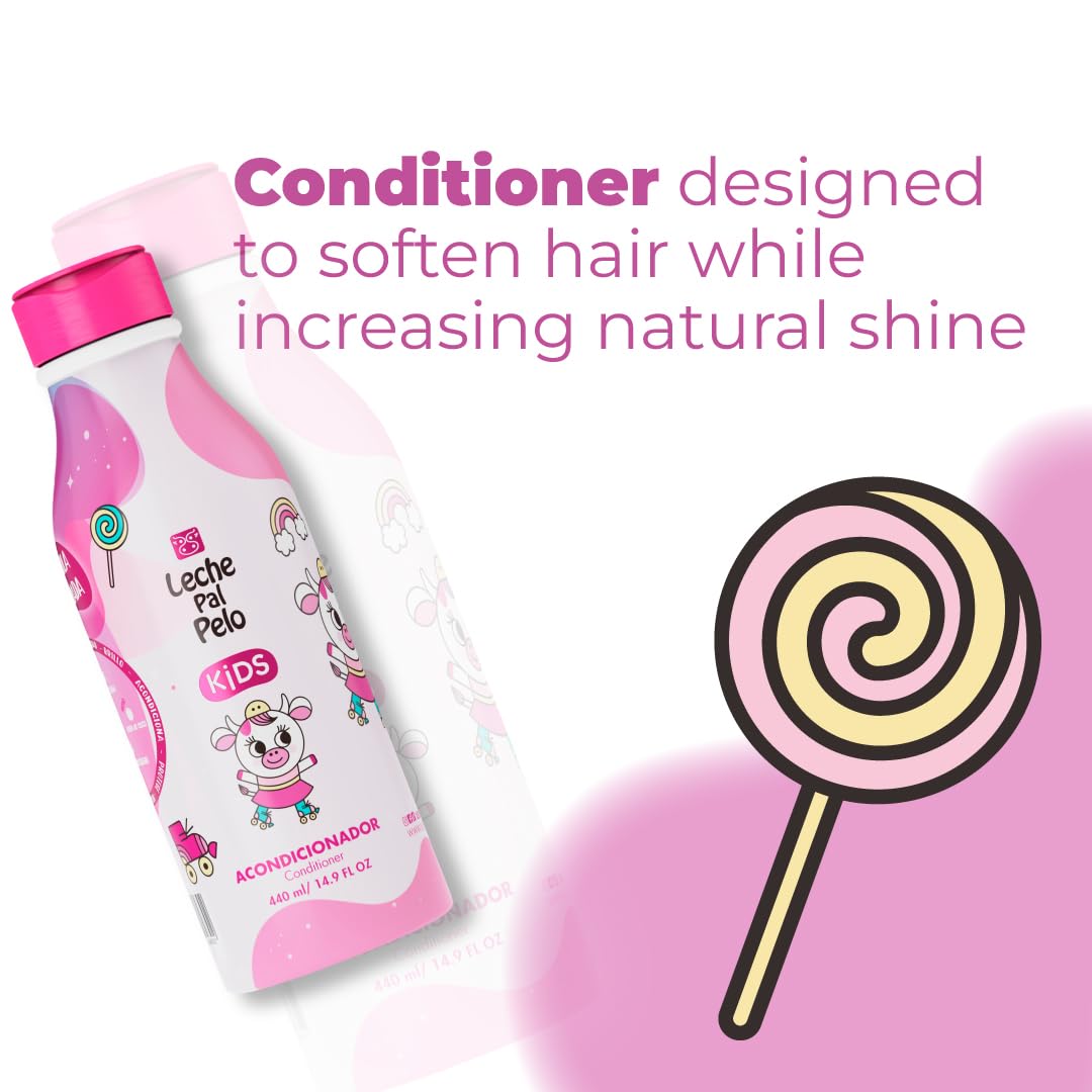 Leche Pal Pelo detangling demonstration with comb showing reduced pulling