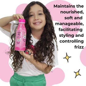 Leche Pal Pelo label close-up highlighting jojoba and coconut oils for nourishing benefits