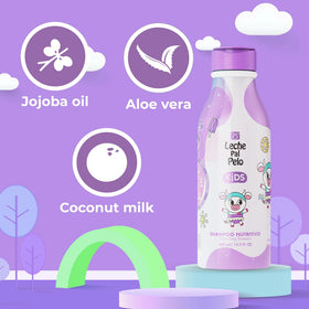 Leche Pal Pelo label and pump close-up for easy dispensing