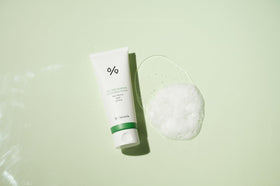 leegeehaam cleanser staged on bathroom shelf suggesting daily routine ease