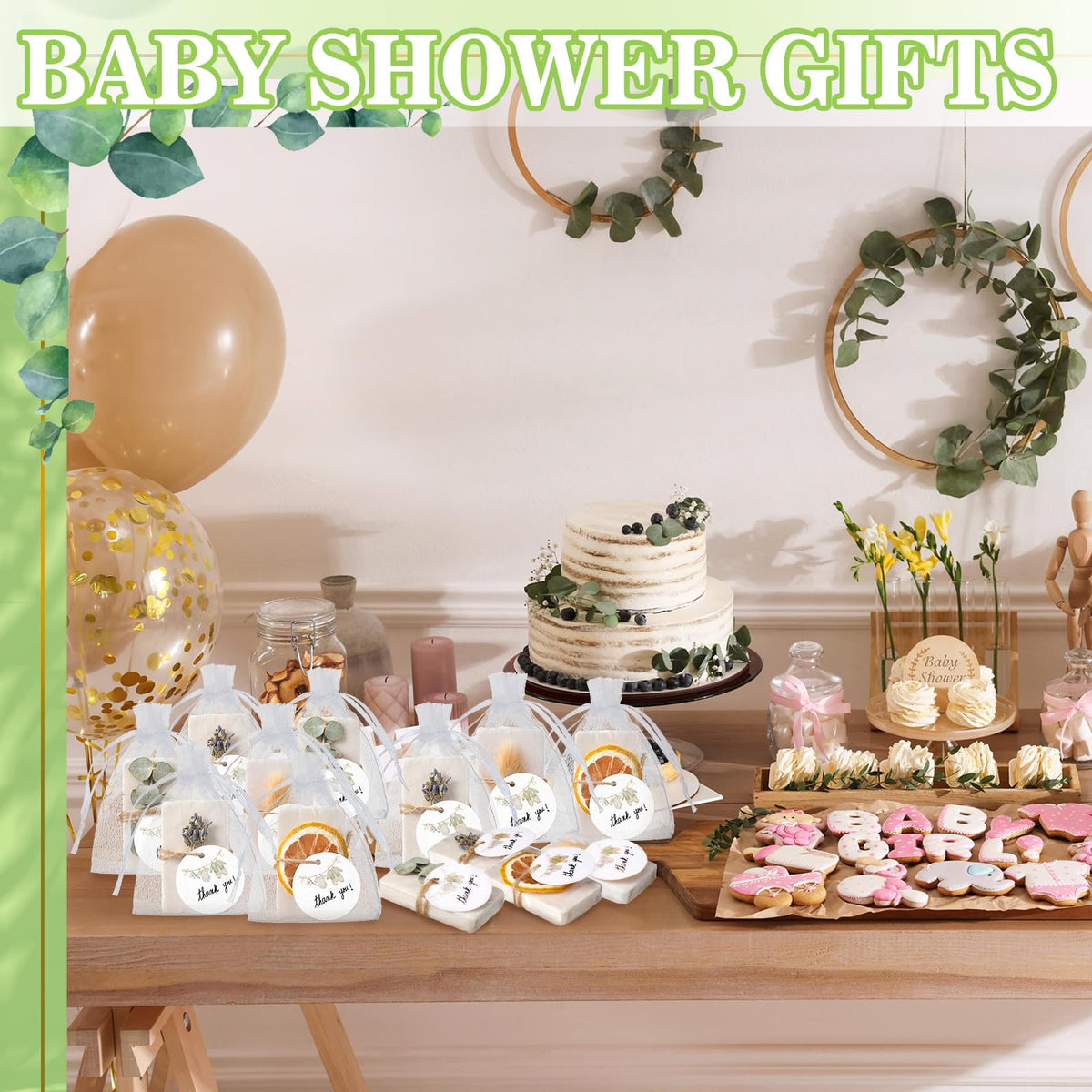 Leelosp round greeting card close-up showing baby-clothing print and themed personalization benefit