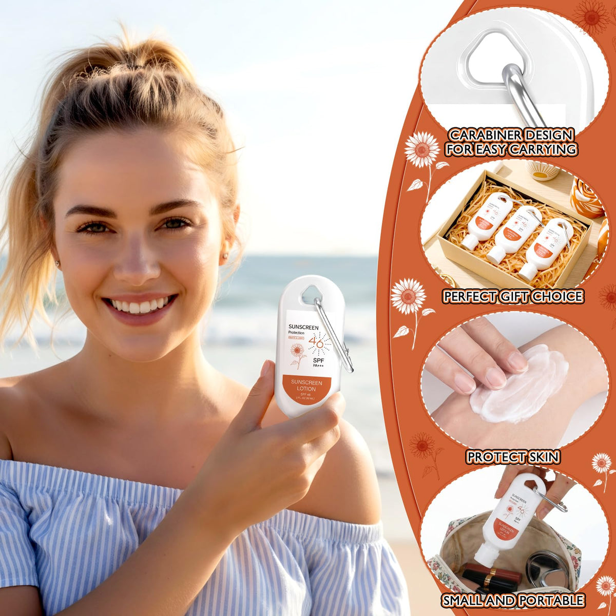 Leelosp clip attached to a backpack for quick access and hands-free convenience