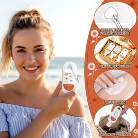 Leelosp clip attached to a backpack for quick access and hands-free convenience