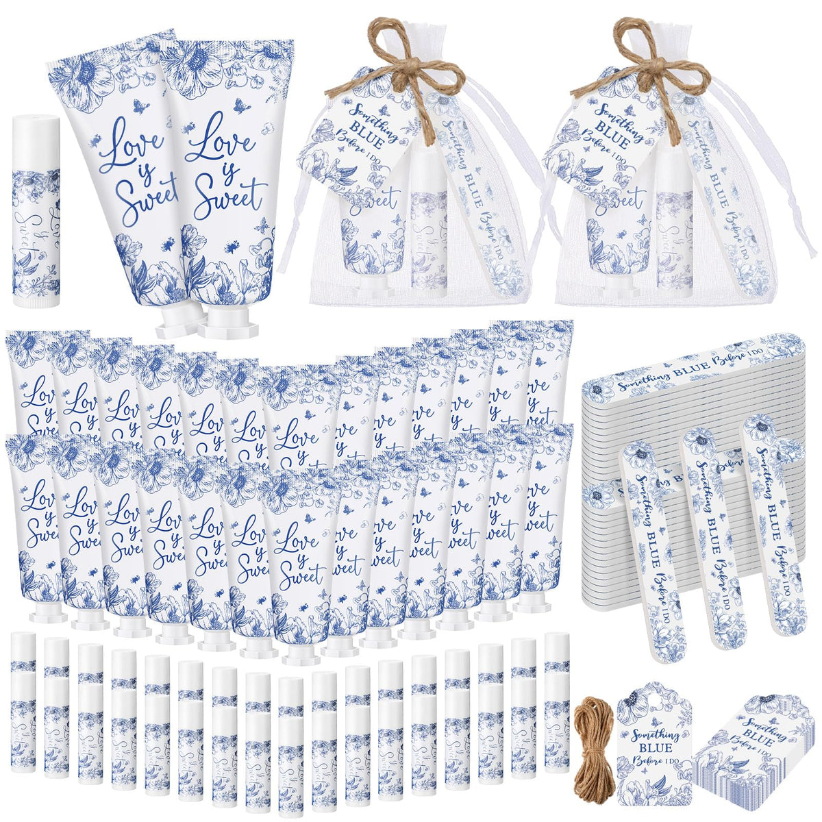 Leelosp front packaging with blue floral design and wedding-ready presentation