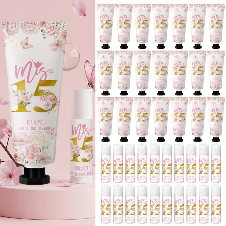 Leelosp front packaging showing coordinated pink Mis 15 design and easy gifting