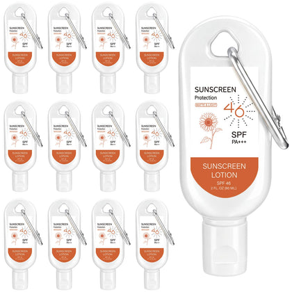Leelosp front packaging showing twelve colorful mini sunscreens for easy gifting