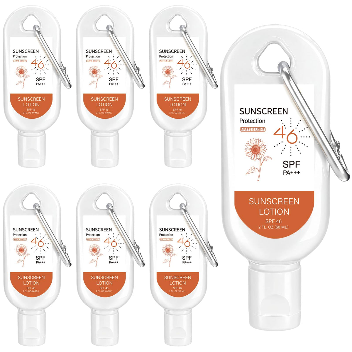 Leelosp front packaging showing six colorful tubes and SPF benefit