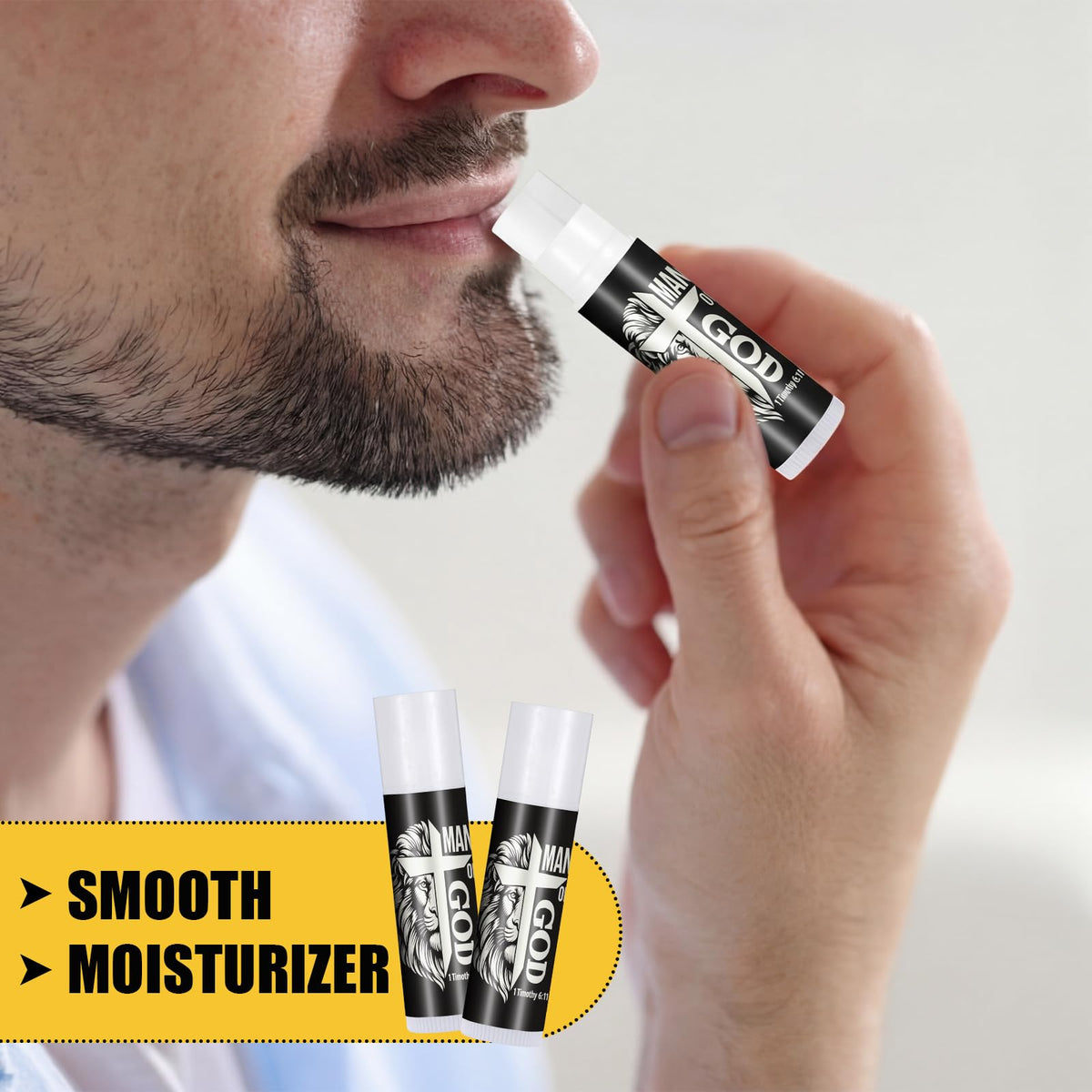 Leelosp open tube showing vanilla balm texture for hydration