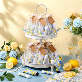 Leelosp organza bag with contents styled to show elegant presentation and ready-to-gift appeal