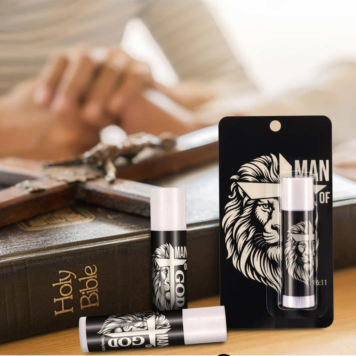 Leelosp lip balm on gift table conveying pastor appreciation
