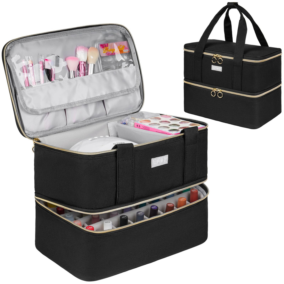 LEFOR·Z front view showing compact protective organizer and quick identification