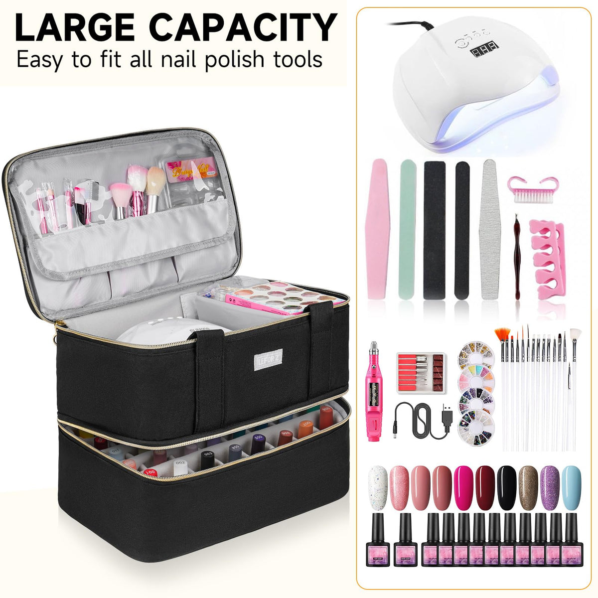 LEFOR·Z dedicated lamp compartment demonstrating safe lamp storage