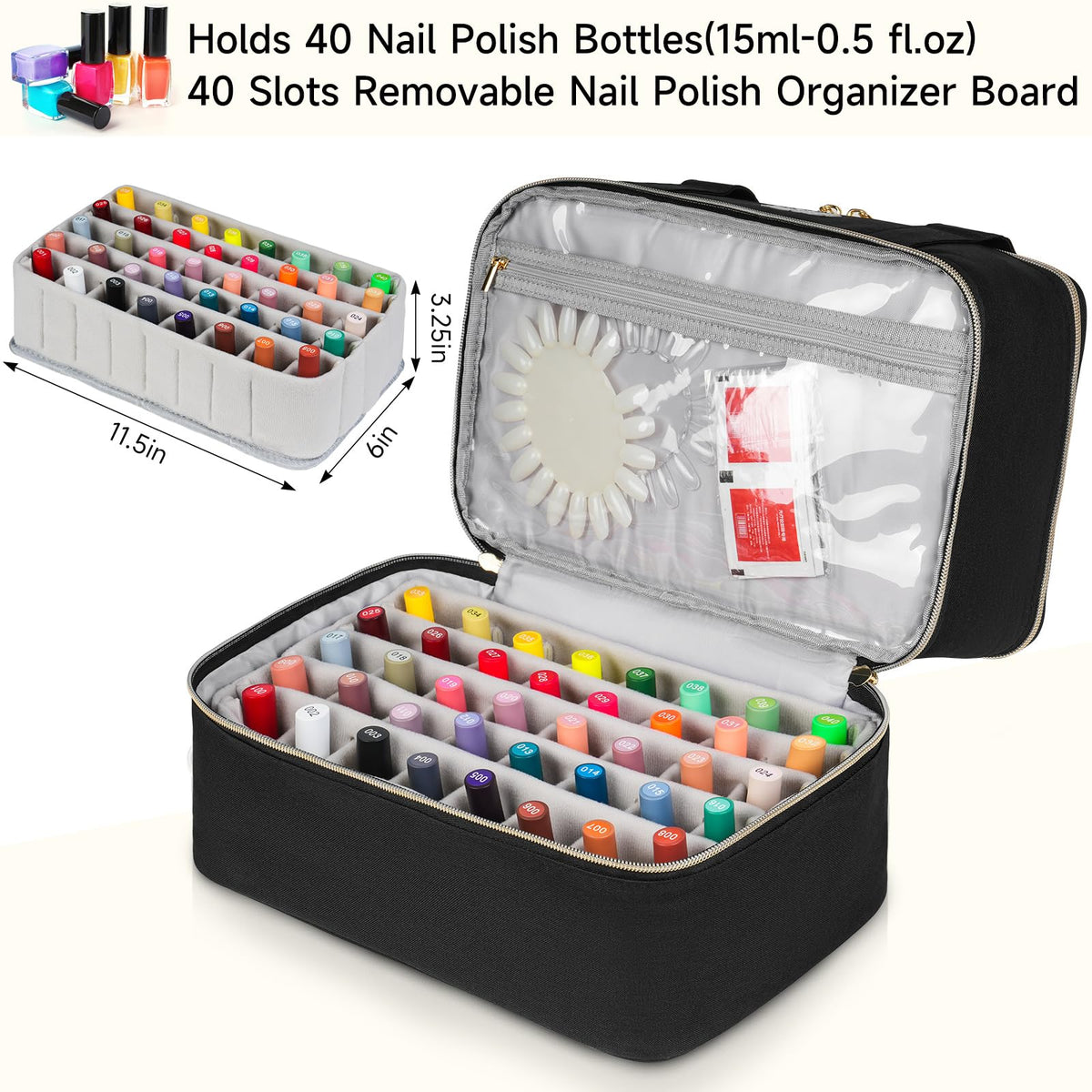 LEFOR·Z top open layout displaying compartments and easy access for tools