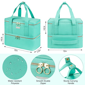 LEFOR·Z sturdy handle and luggage strap detail offering comfortable carry and travel convenience