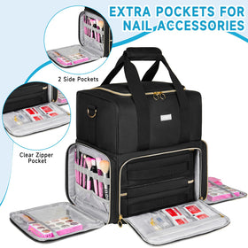 LEFOR·Z carried on shoulder for easy portable nail service