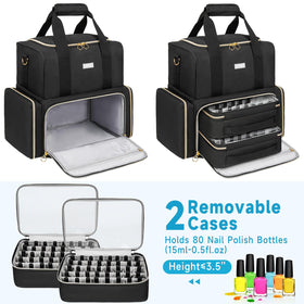 LEFOR·Z removable cases filled with bottles for neat, visible storage