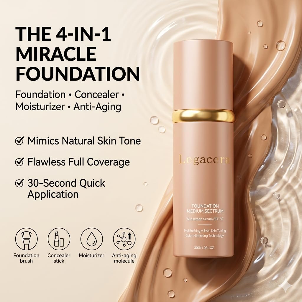 Legacera texture close-up displaying smooth hydrating consistency